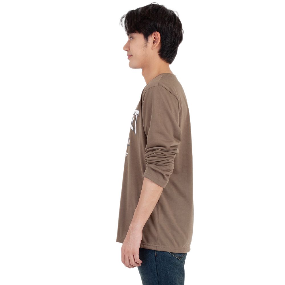 ME STYLE เสื้อแขนยาวสีน้ำตาล ไซส์ M