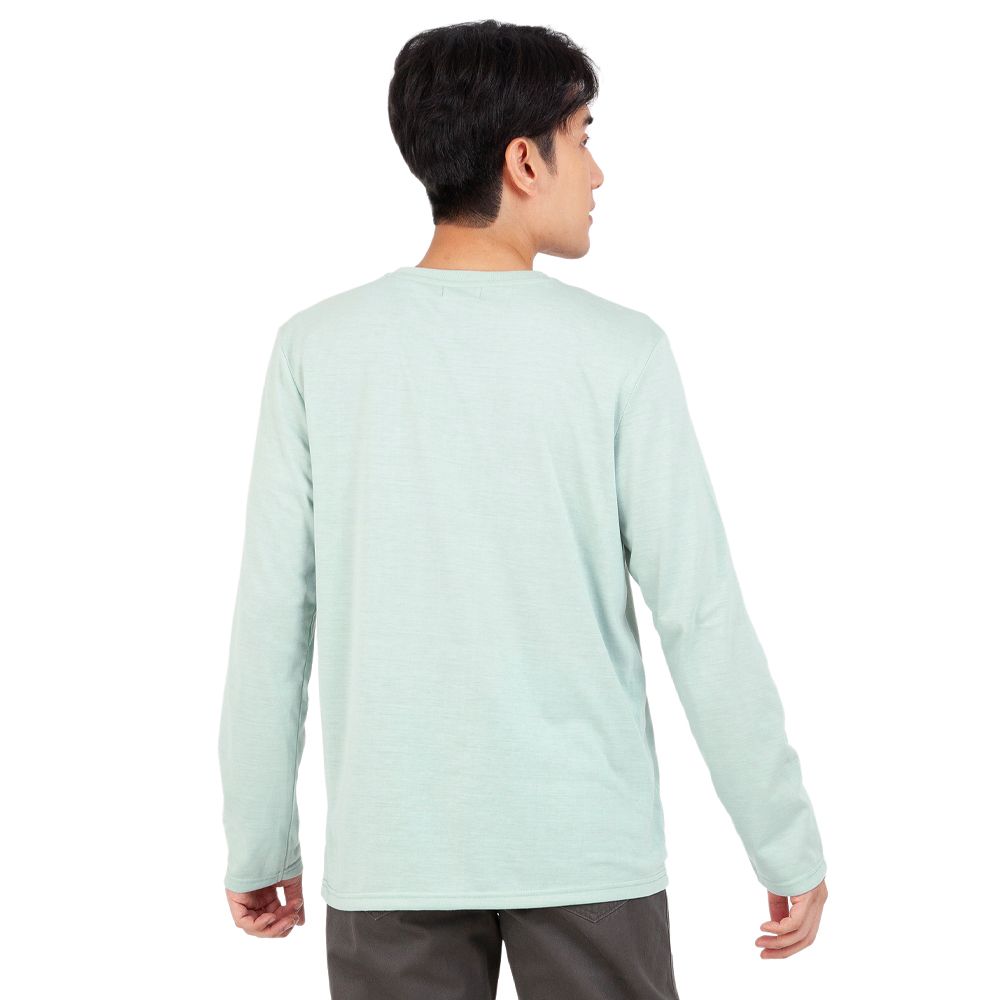 MESTYLE เสื้อแขนยาวพิมพ์สีเขียว ไซส์ XL