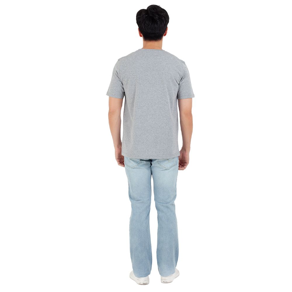 ME STYLE เสื้อยืดพิมพ์ สีเทา ไซส์ M