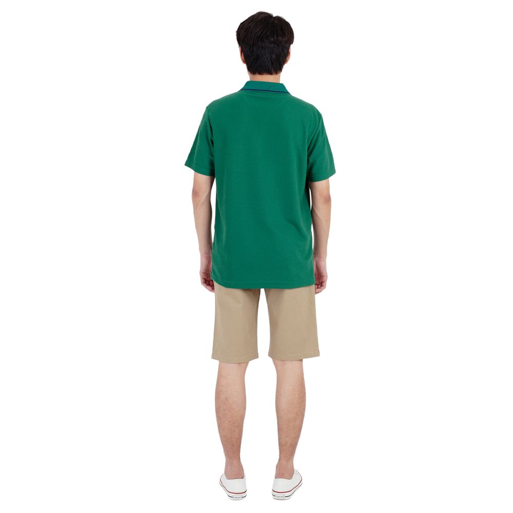ME STYLE เสื้อโปโลพื้นสีเขียว ไซส์ XL