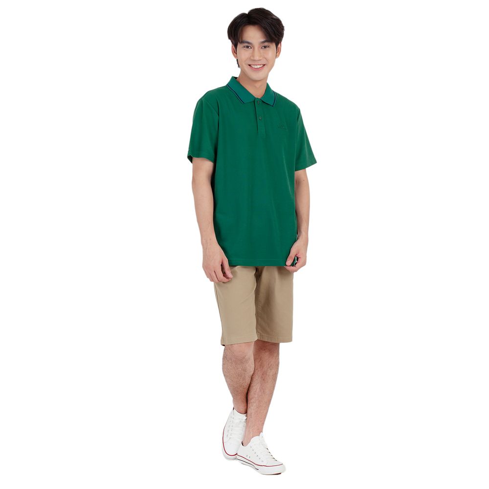 ME STYLE เสื้อโปโลพื้นสีเขียว ไซส์ XL