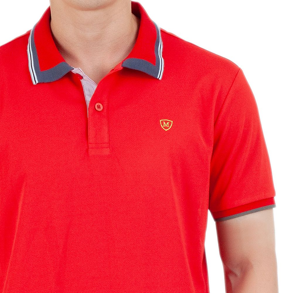 ME STYLE เสื้อโปโล สีแดง ไซส์ S