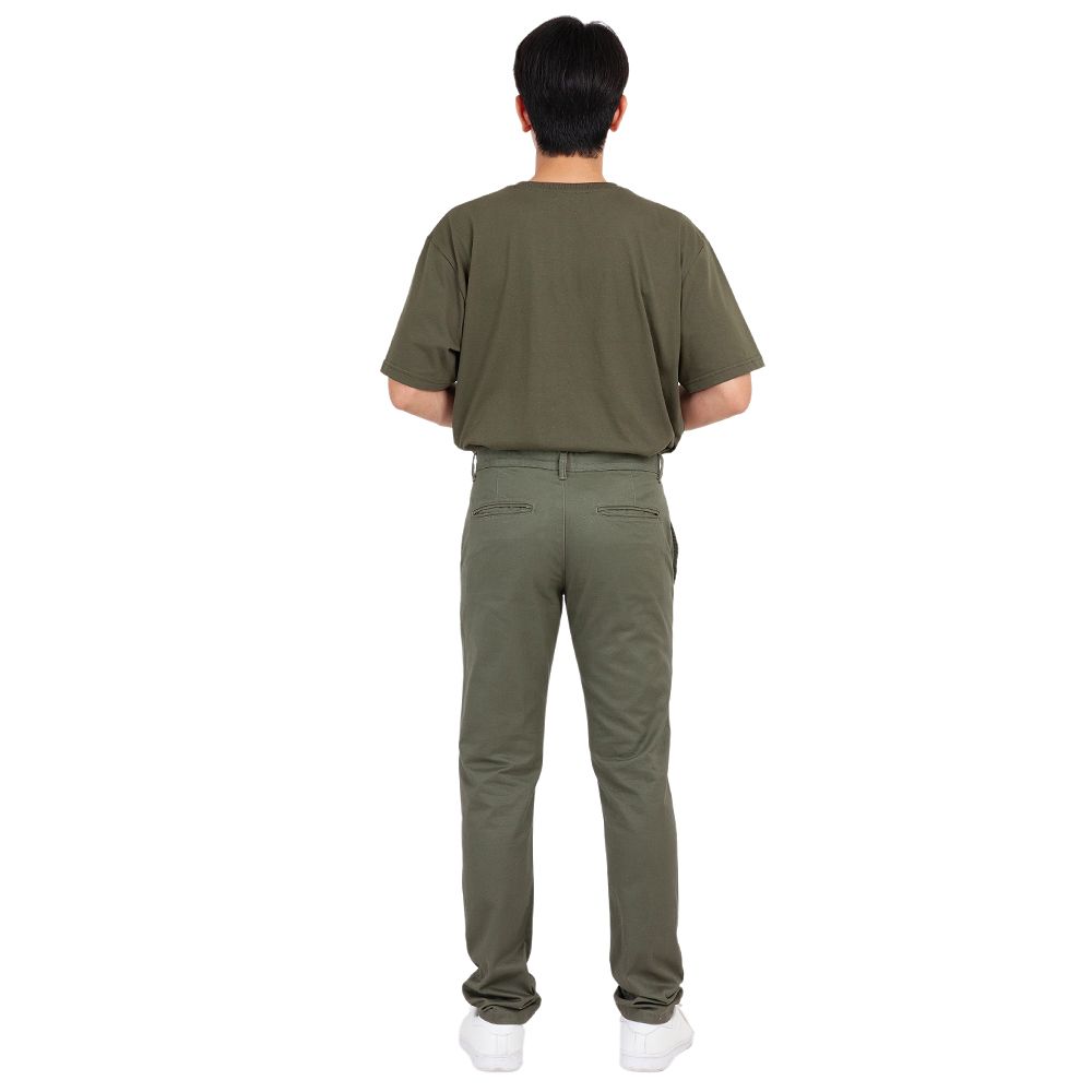 MESTYLE กางเกงขายาวชิโนสีเขียว ไซส์ 36