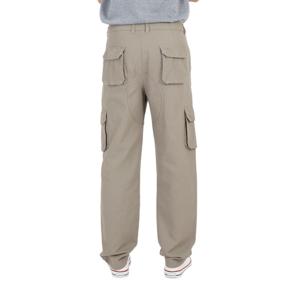 MESTYLE กางเกงคาร์โก้ขายาว สีกากี ไซส์ 36