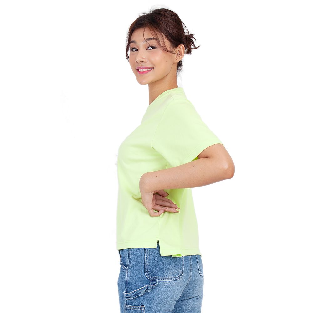 ME STYLE เสื้อยืดสีพื้น สีเขียว L