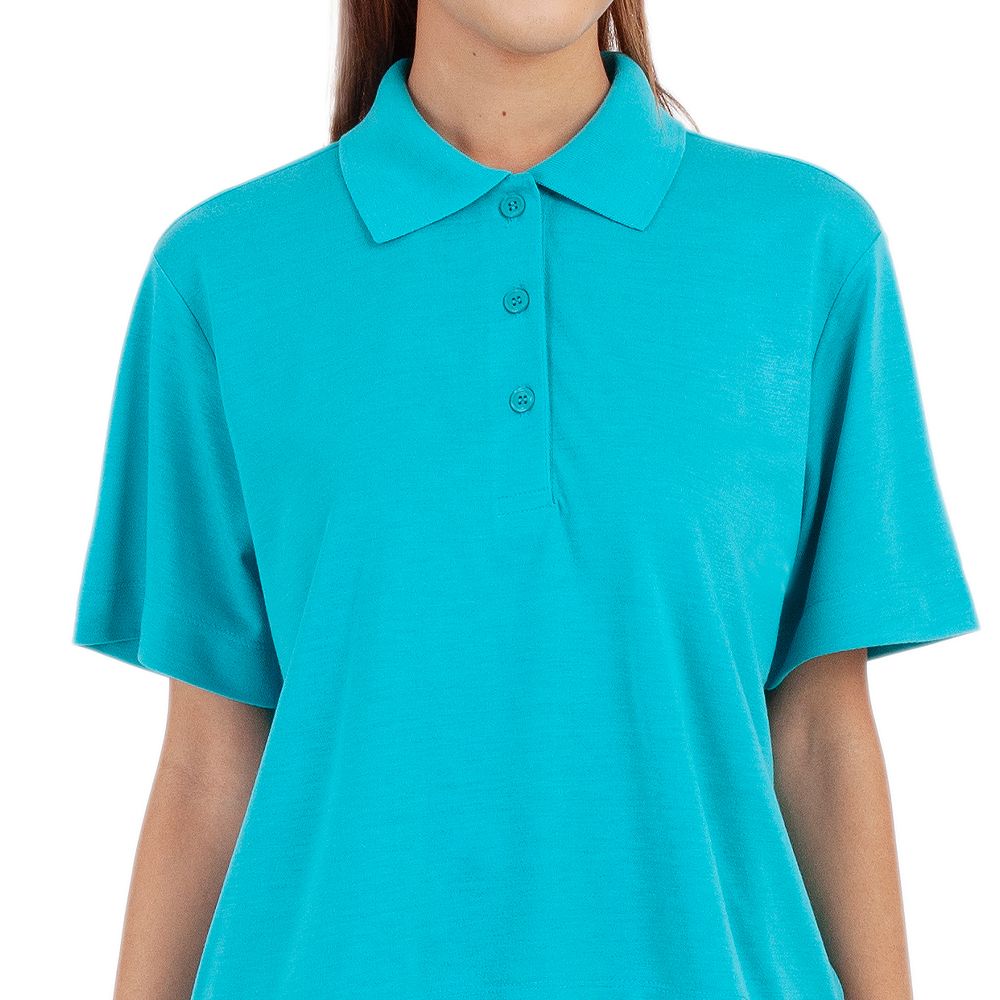 ME STYLE เสื้อโปโลสีฟ้า ไซส์ XL