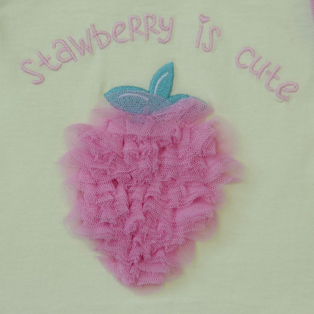 MESTYLE สายเดี๋ยวFRUITY ANTIBAC สีเหลือง ไซส์ 3-6