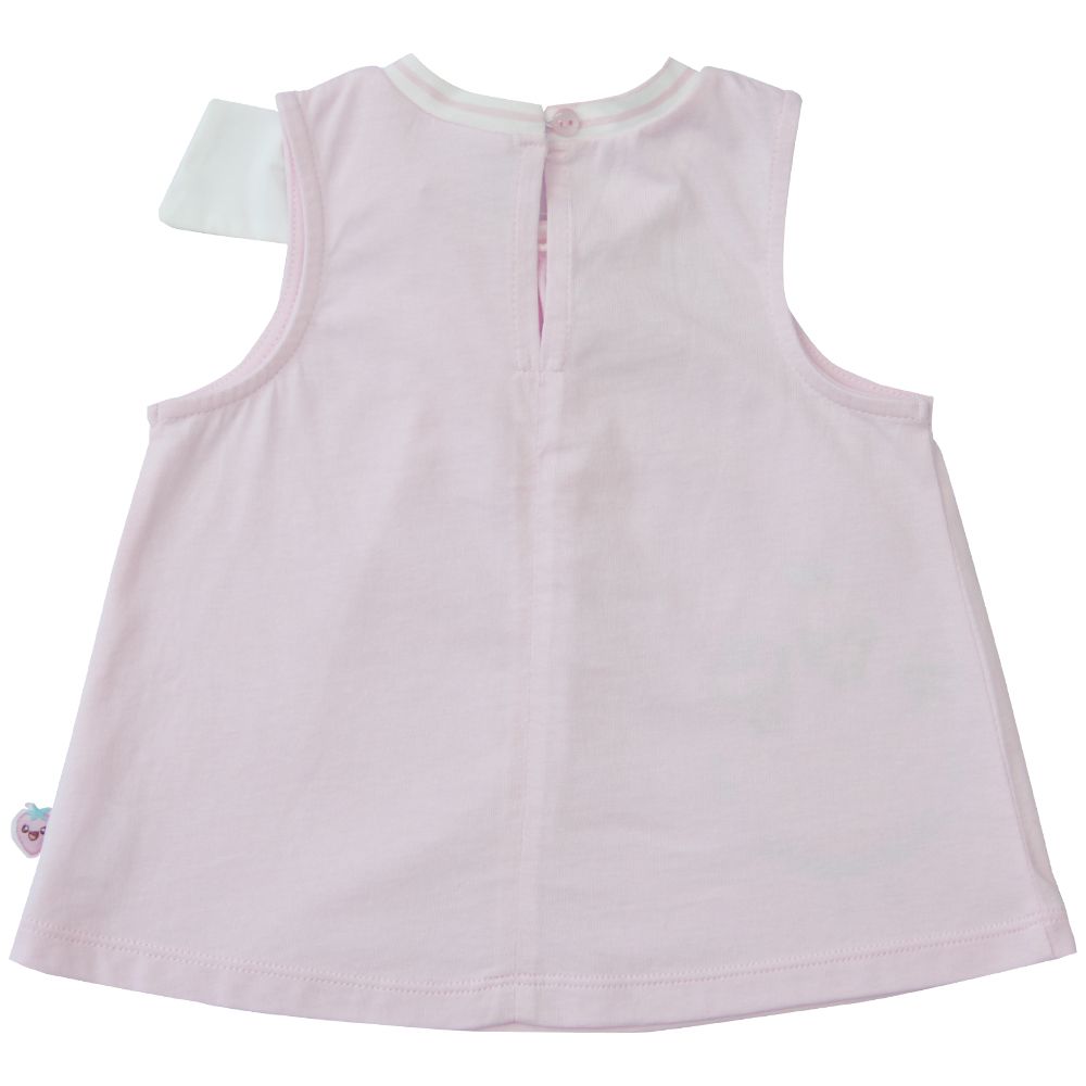 ME STYLEแขนกุดFRUITY ANTIBAC สีชมพู ไซส์ 12-18