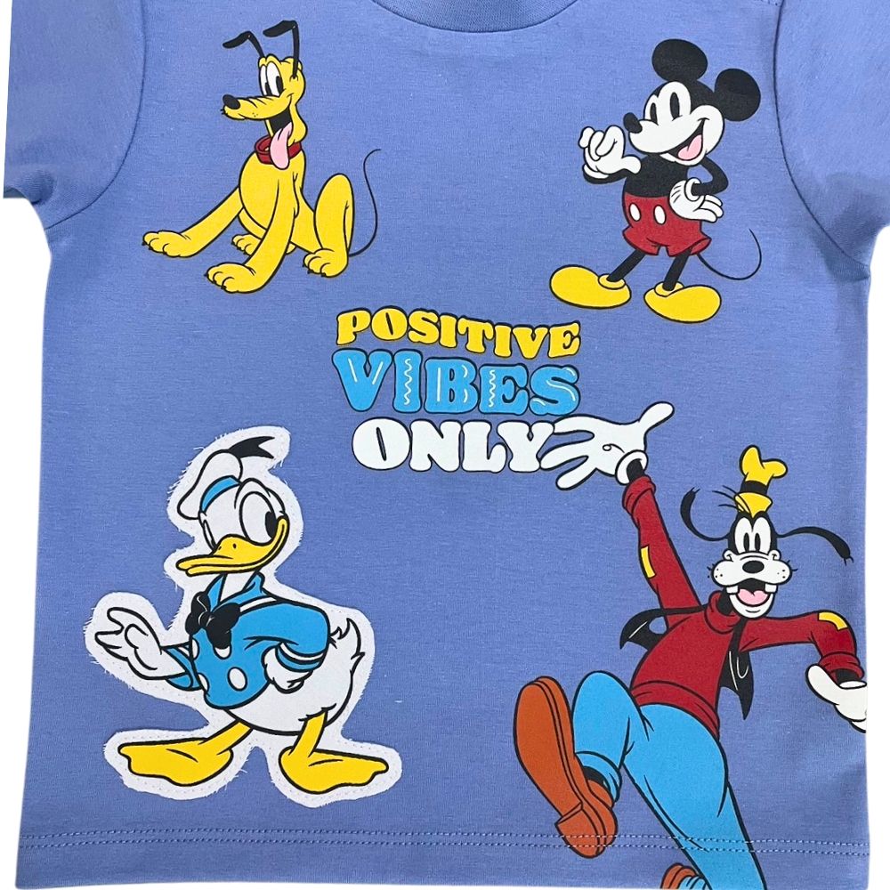 DISNEY MESTYLE SS T-SHIRT MICKEY BLUE 6-9 MONTHS