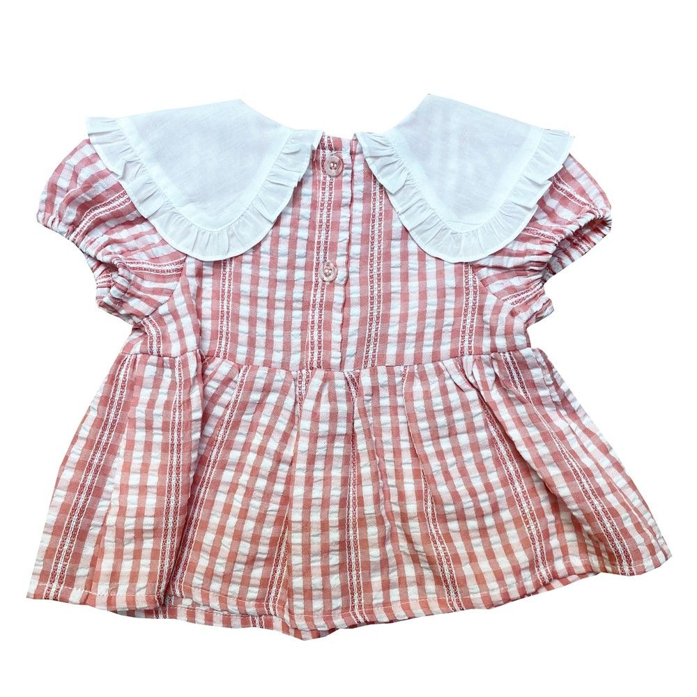 ME STYLE WOVEN SHIRT JOYFUL PEACH 12-18 MONTHS