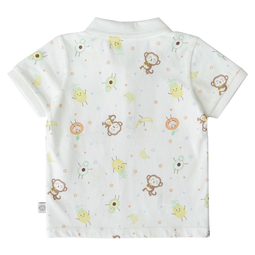 MESTYLE เสื้อโปโลYAMMY NATIBAC สีขาว ไซส์ 3-6