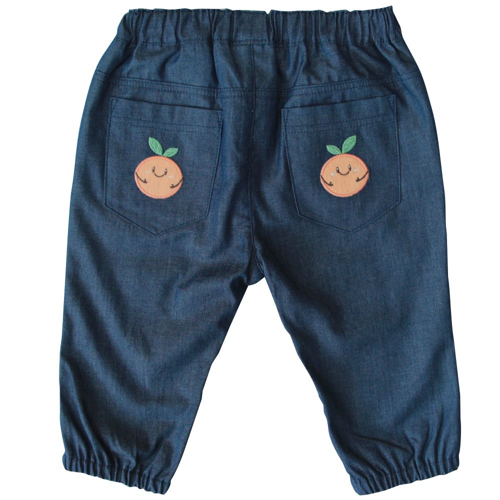 ME STYLEยีนส์ขายาวYAMMY สียีนส์เข้ม ไซส์ 12-18