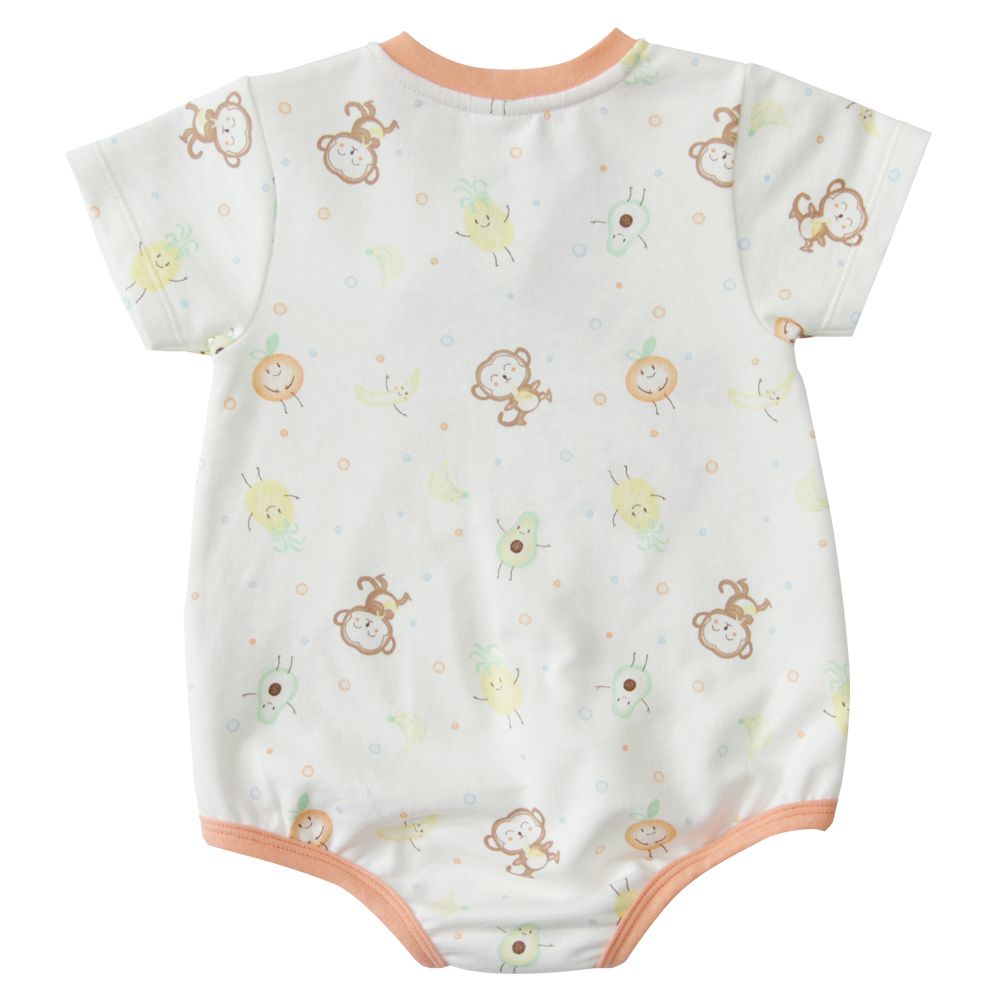 MESTYLE KNIT ROMPER YAMMY ANTIBAC WHITE SIZE 3-6