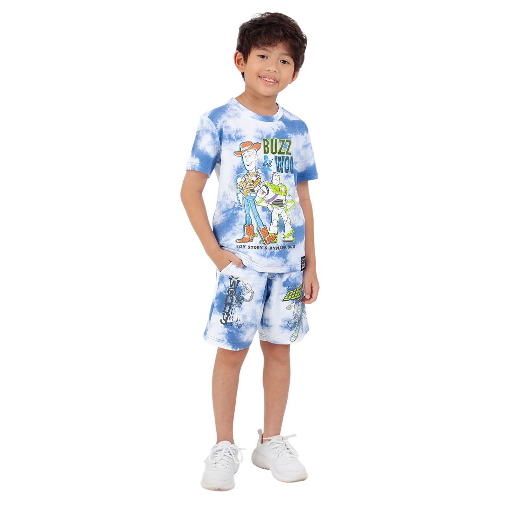 DISNEY MESTYLE เสื้อแขนสั้นTOY STORYS สีฟ้า 5 ปี