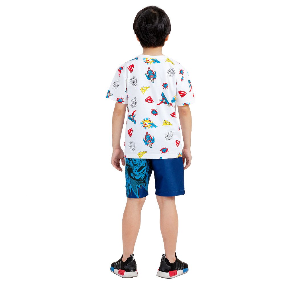 CHARACTER เสื้อแขนสั้นSUPERMAN สีขาว ไซส์5