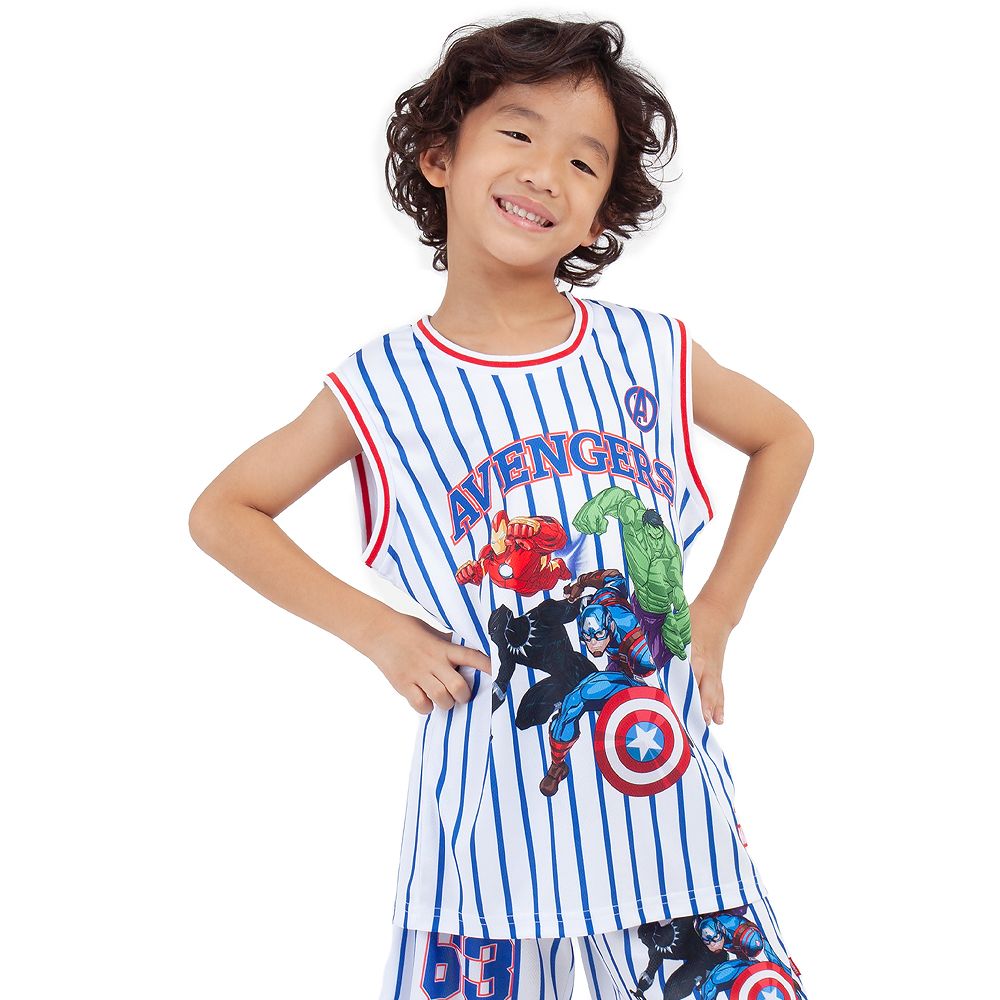 DISNEY MESTYLE เซ็ทแขนกุดMARVEL สีขาว ไซส์ 9