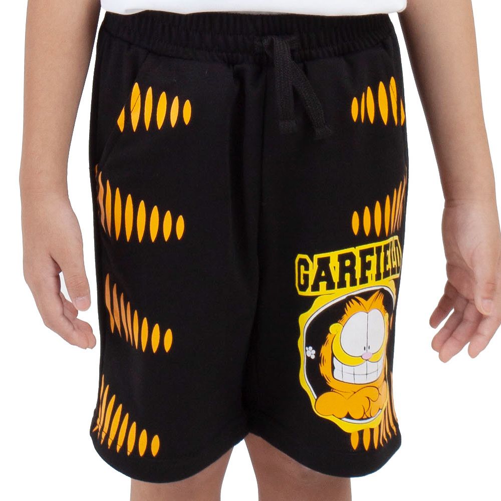 CHARACTER กางเกงขาสั้นGARFIELD สีดำ ไซส์ 9