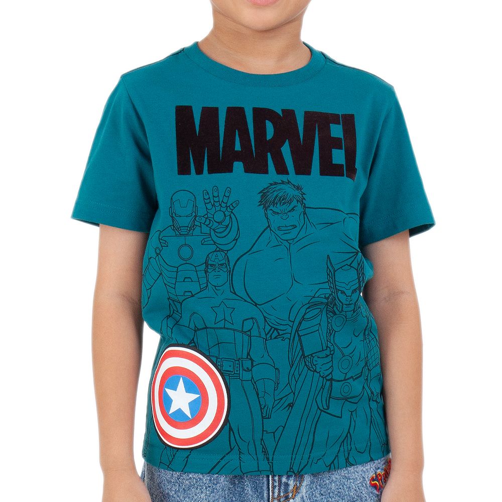 DISNEY T-SHIRT WITH PRINT HULK GREEN 7 YEARS