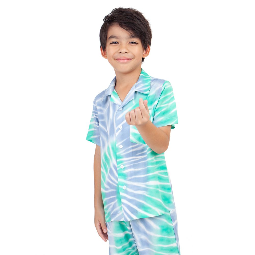 MESTYLE ชุดเซทสปันพิมพ์ลาย สีเขียว ไซซ์ 9 ปี