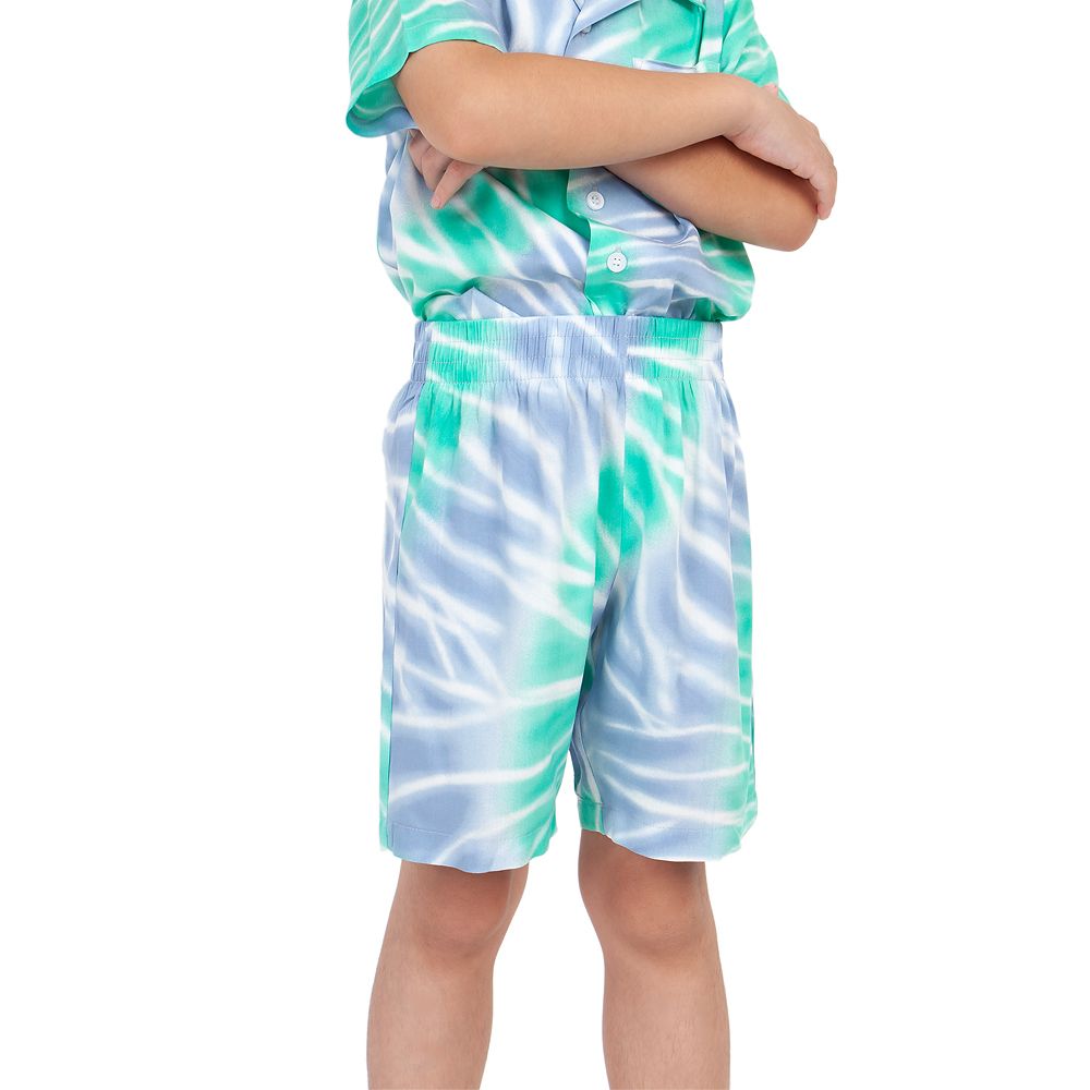 MESTYLE ชุดเซทสปันพิมพ์ลาย สีเขียว ไซซ์ 9 ปี