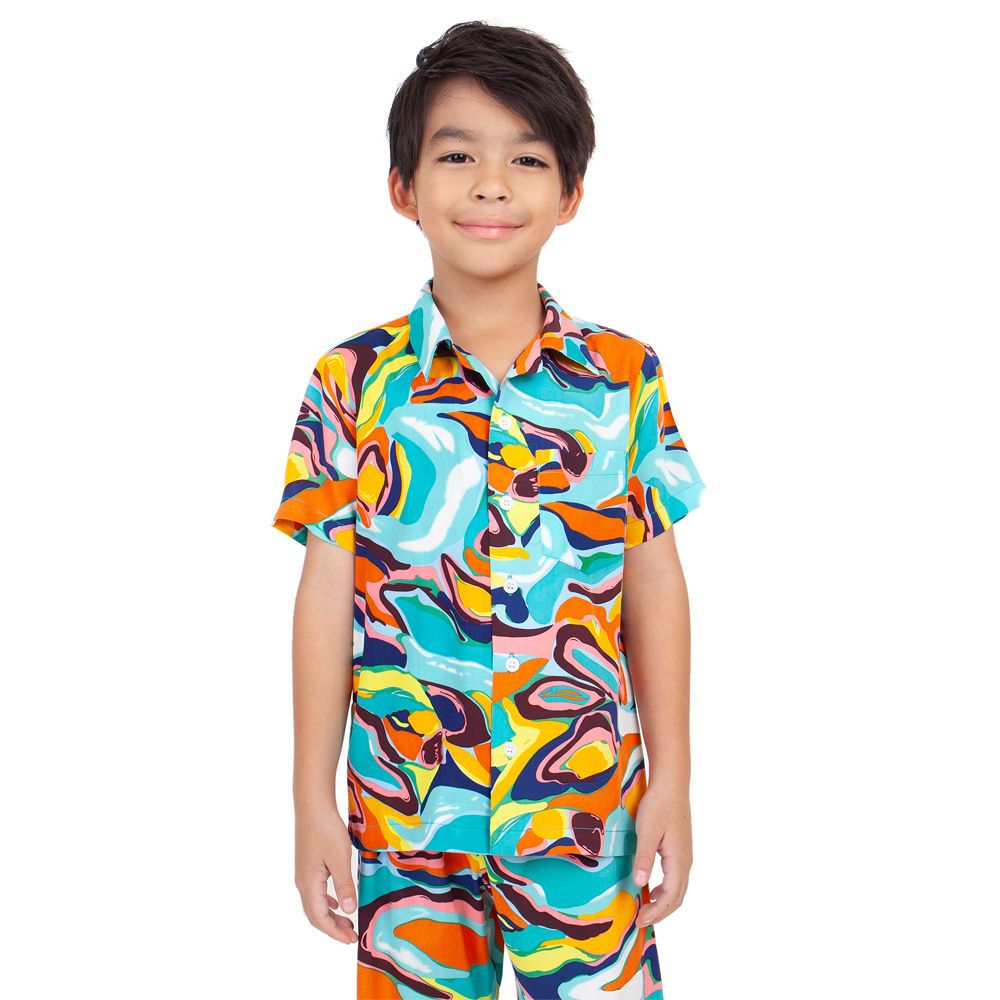 ME STYLE ชุดเซ็ทสปันพิมพ์ลาย ALLOVER PRINT 5 ปี