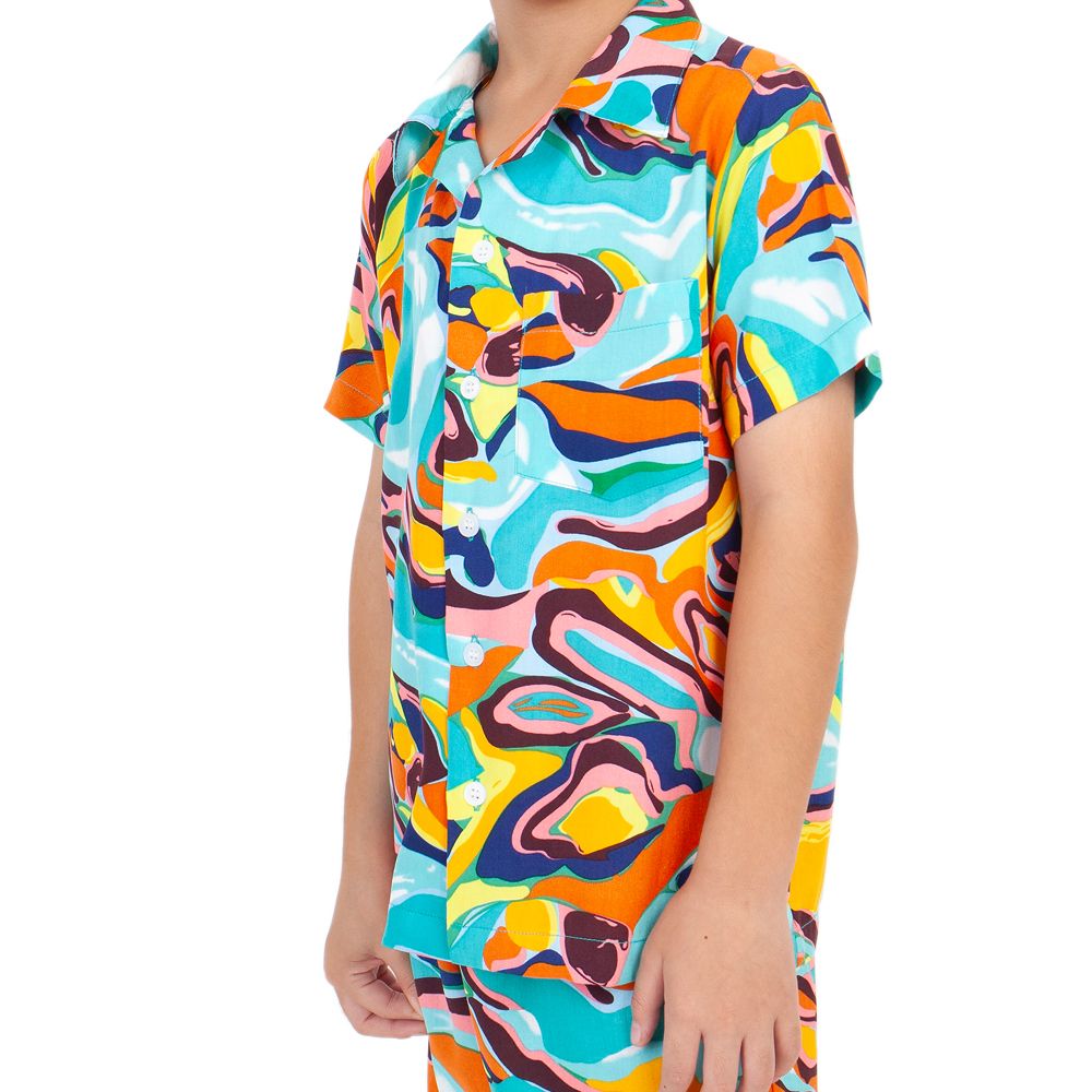 ME STYLE ชุดเซ็ทสปันพิมพ์ลาย ALLOVER PRINT 5 ปี