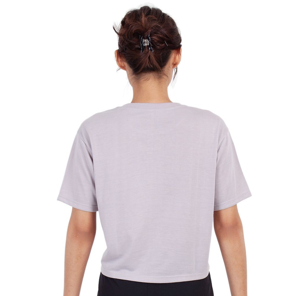 ME STYLE เสื้อยืดพิมพ์ลาย สีเทา S