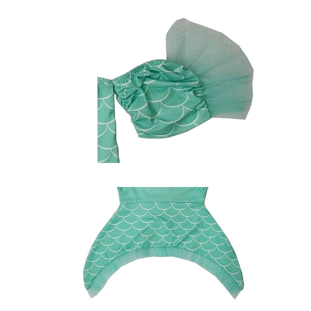 DISNEY MESTYLE เซ็ทกระโปรงแต่งหาง ARIEL สีเขียวอ่อน 1 ปี