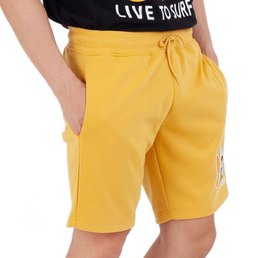 MESTYLE กางเกงขาสั้นมิกกี้ สีเหลือง ไซซ์ L