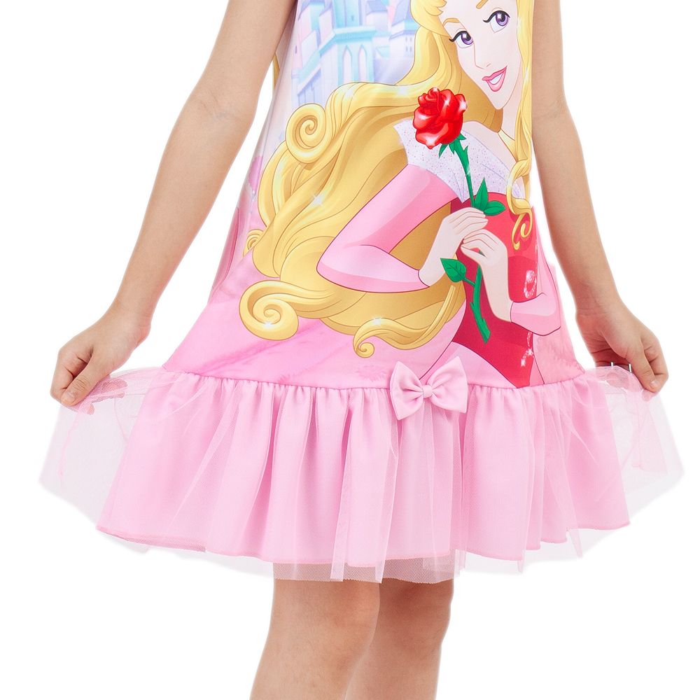 DISNEY KNIT DRESS AURORA PINK SIZE 9