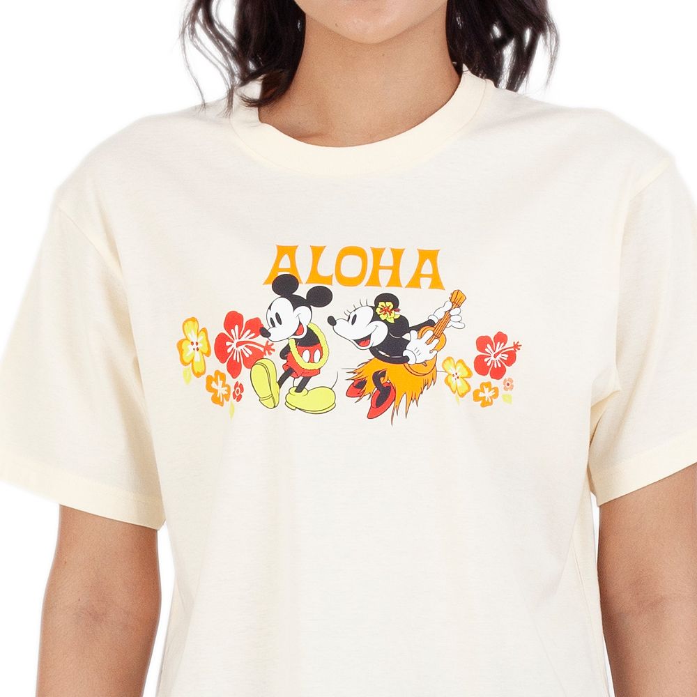 ME STYLE เสื้อยืดพิมพ์ลาย สีครีม M