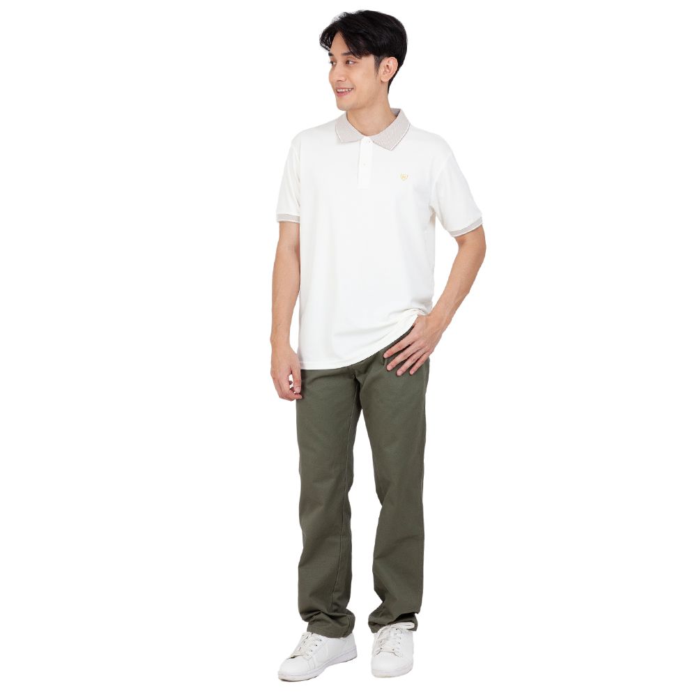 MESTYLE เสื้อโปโลสีขาว ไซส์ S