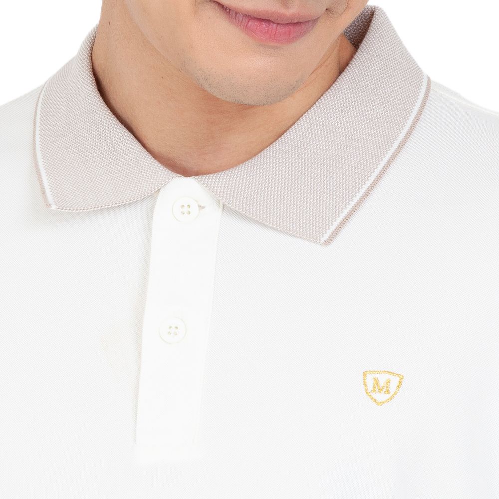 MESTYLE เสื้อโปโลสีขาว ไซส์ L