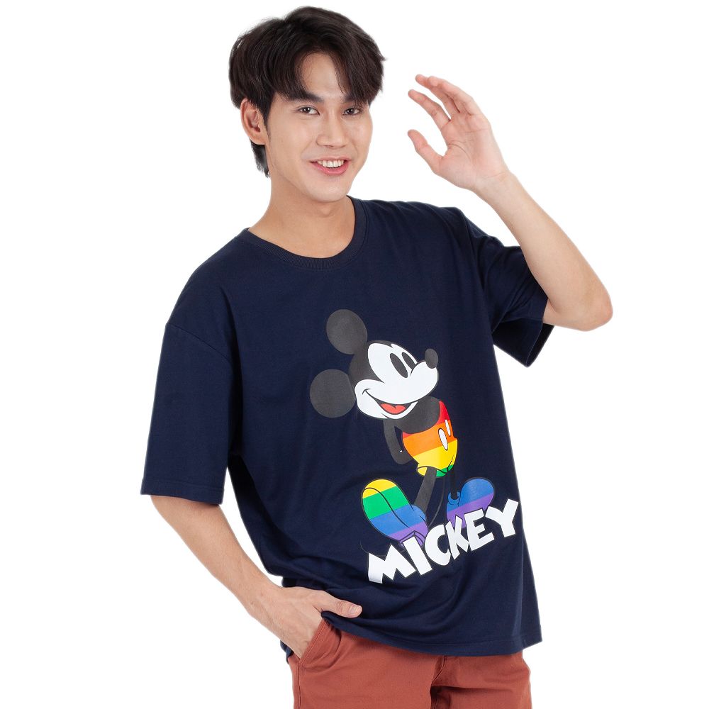 ME STYLE เสื้อยืดมิกกี้สีกรมท่า ไซส์ XL