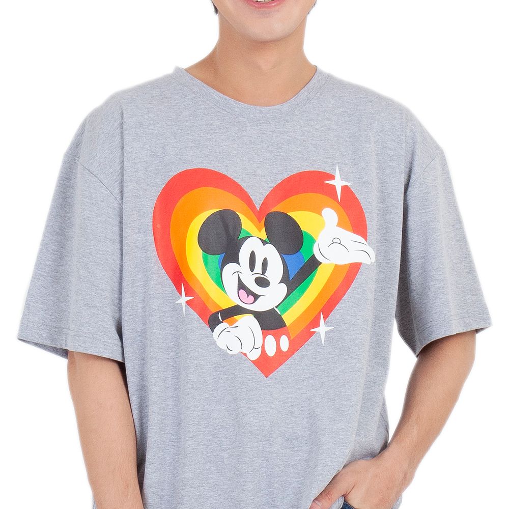 MESTYLE เสื้อยืดมิกกี้สีเทาท๊อป ไซส์ XL