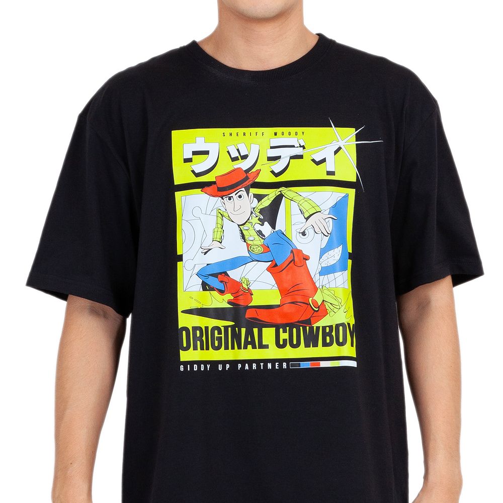 MESTYLE เสื้อทอยสตอรี่สีดำ ไซส์ L