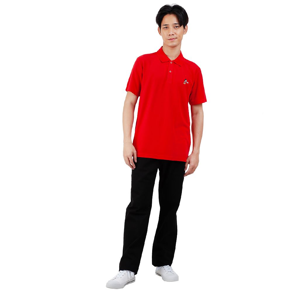 MESTYLE เสื้อโปโลมิ๊กกี้สีแดง ไซซ์ XL