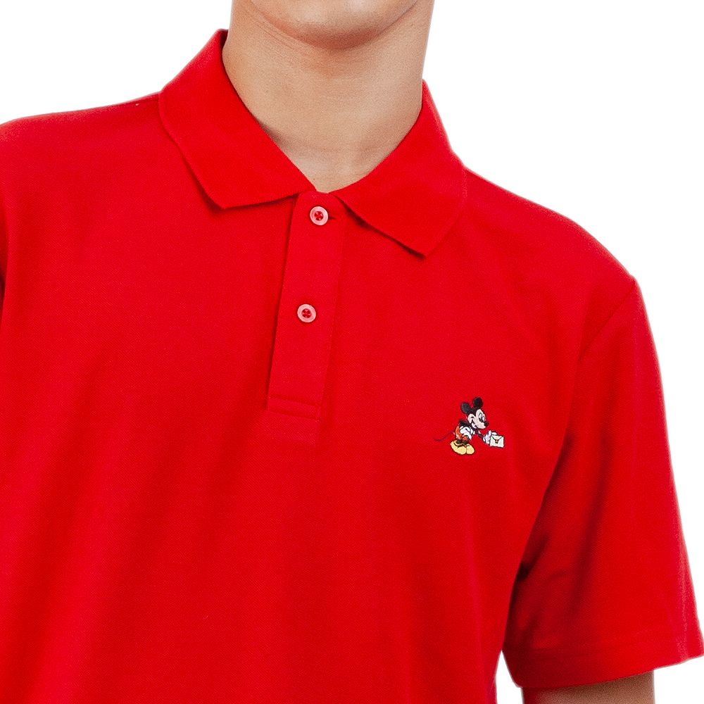 MESTYLE เสื้อโปโลมิ๊กกี้สีแดง ไซซ์ XL