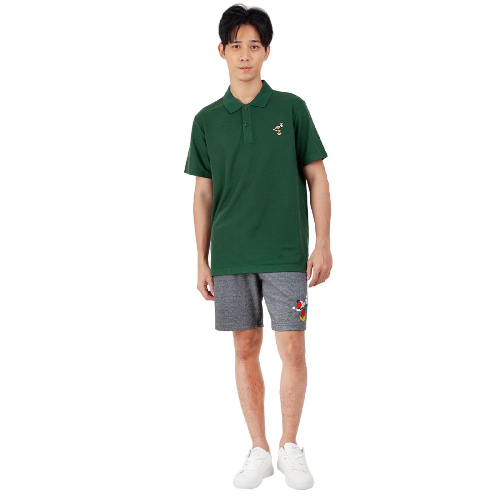 MESTYLE เสื้อโปโลมิ๊กกี้ สีเขียว ไซซ์ L