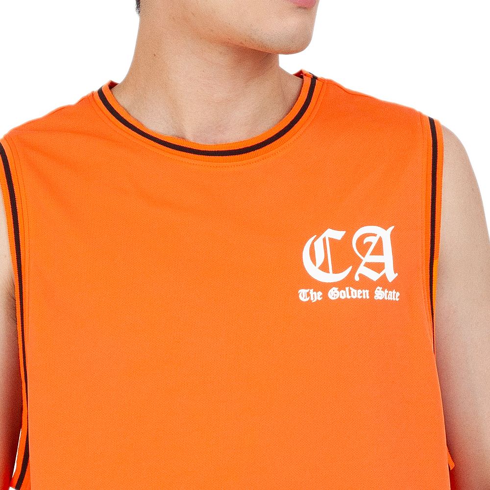 MESTYLE เสื้อแขนกุดสีส้ม ไซส์ L