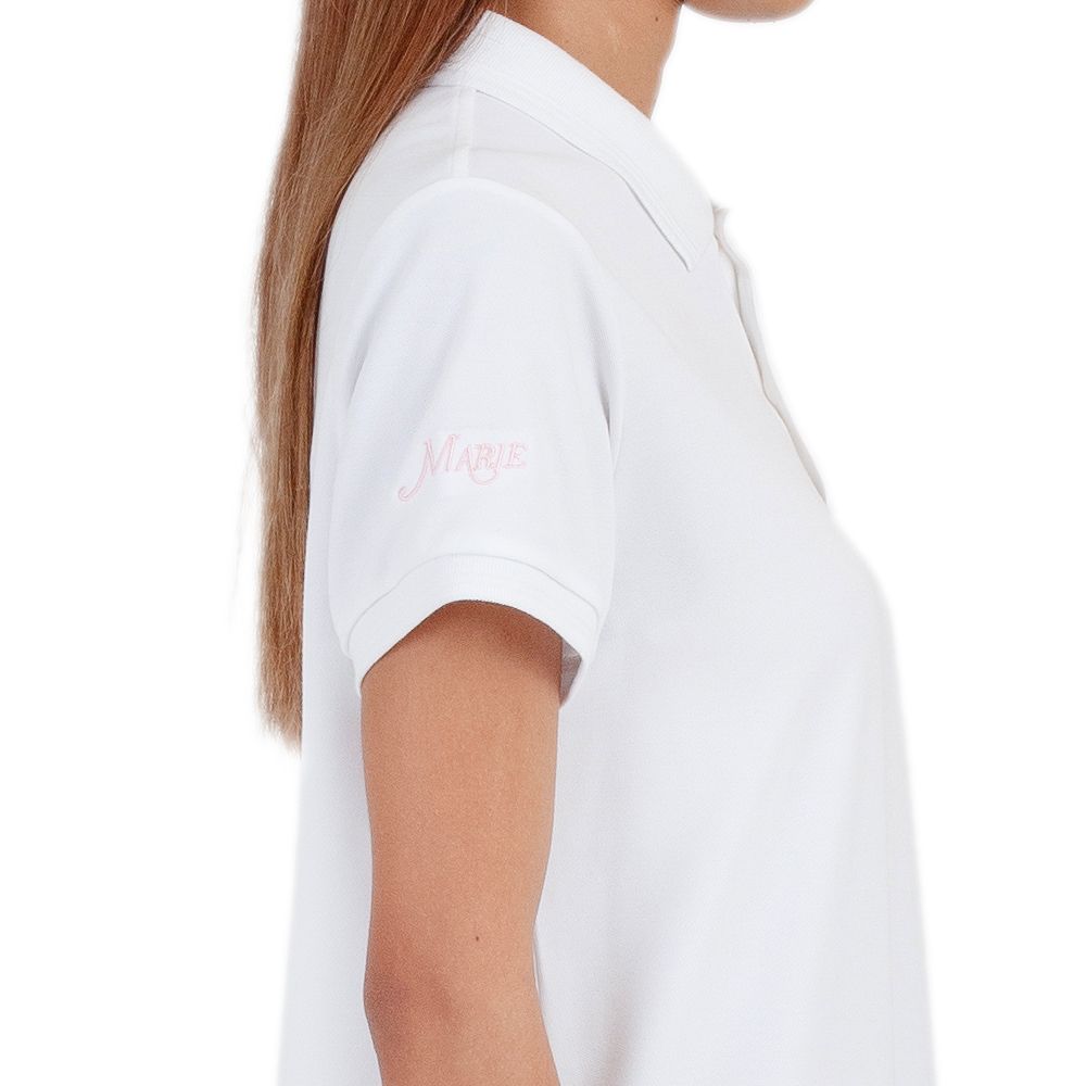 ME STYLE โปโลเดรสสีขาว ไซส์ S