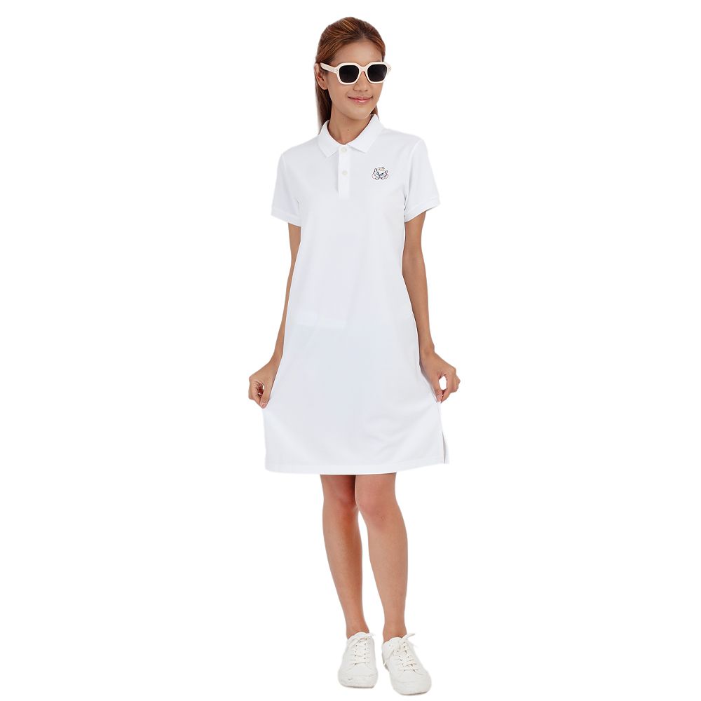 ME STYLE โปโลเดรสสีขาว ไซส์ XL