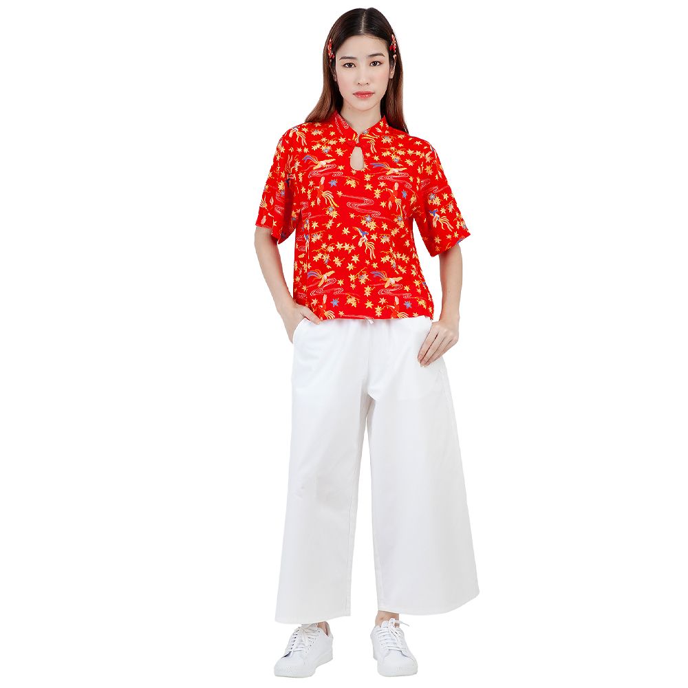 MESTYLE เสื้อตรุษจีน สีแดง ไซซ์ L