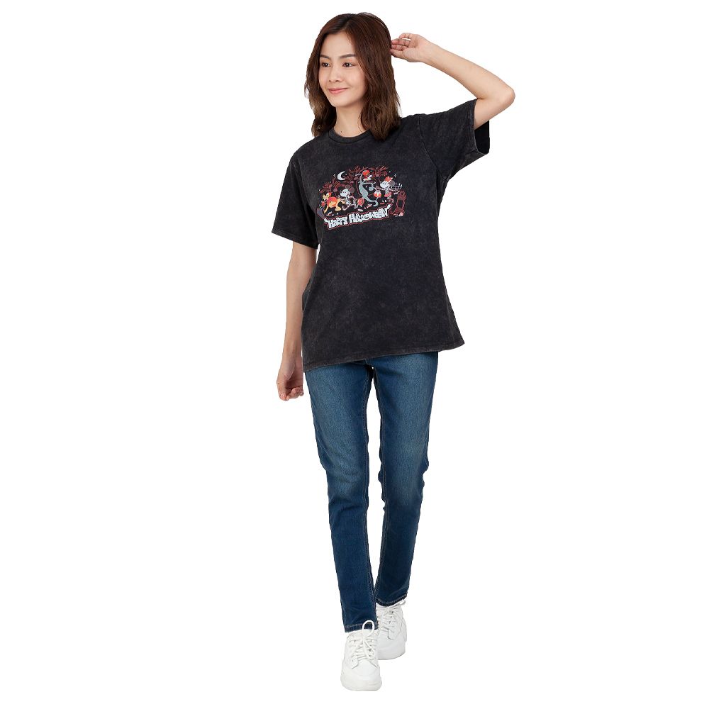 MESTYLE DISNEY เสื้อยืดสีดำ ไซส์ XL