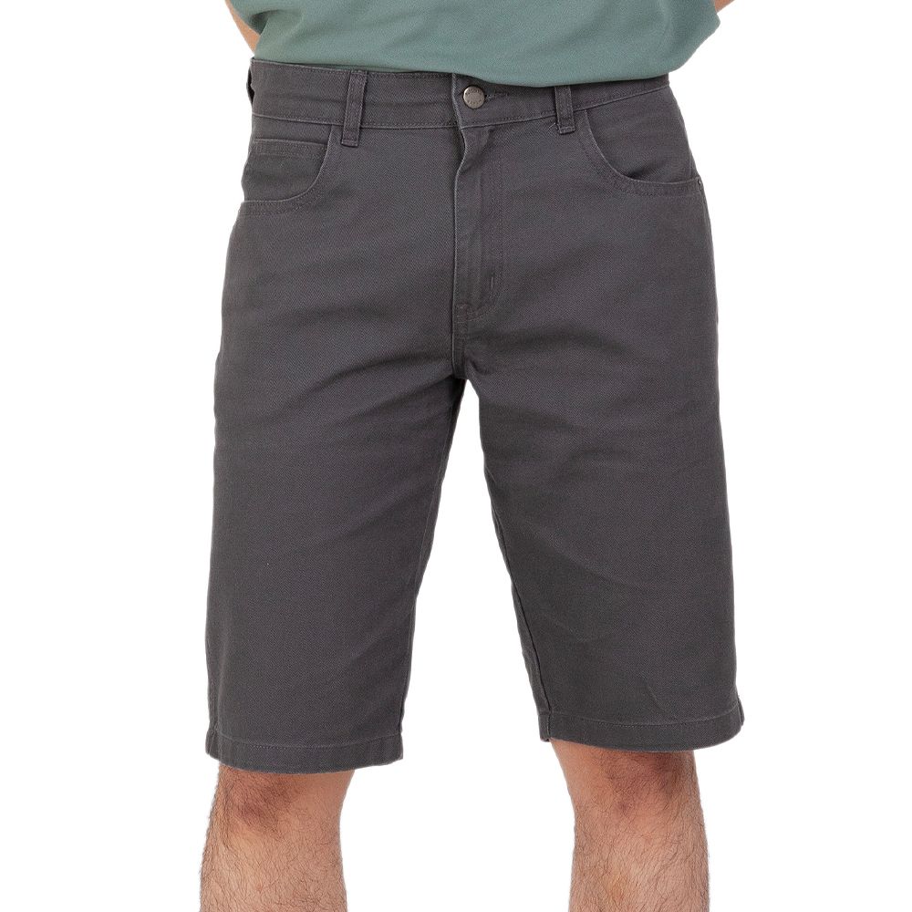 MESTYLE กางเกงขาสั้นทวิล สีเทาเข้ม ไซส์ 32