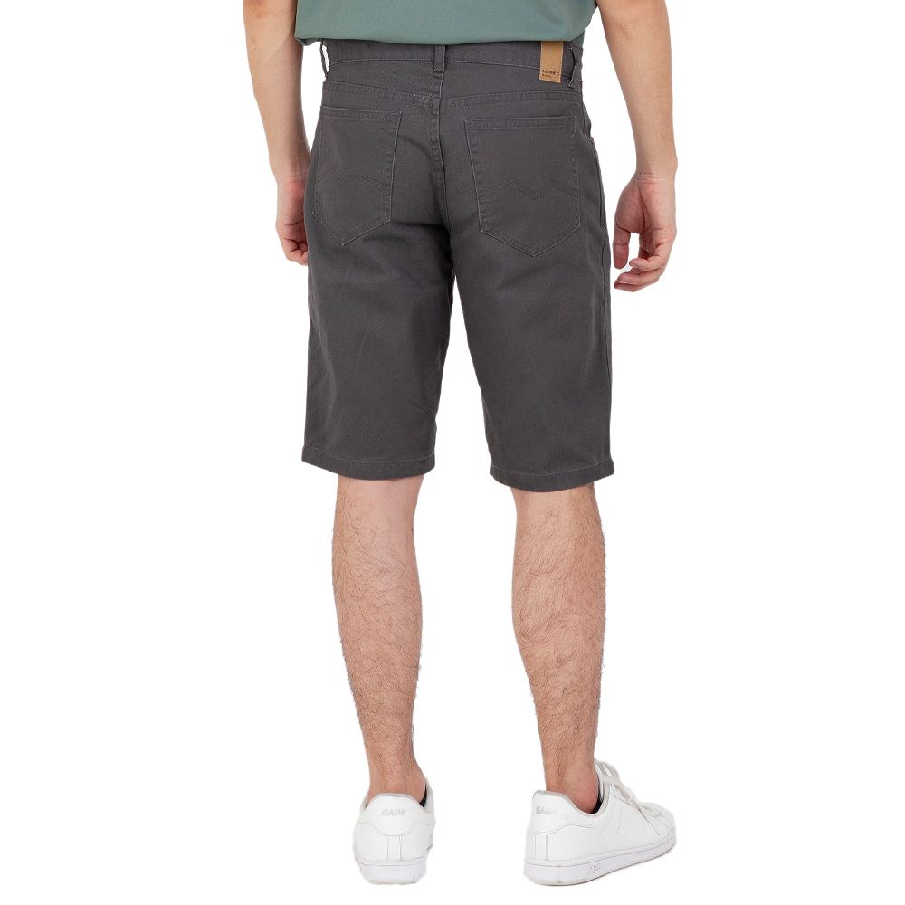 MESTYLE กางเกงขาสั้นทวิล สีเทาเข้ม ไซส์ 32