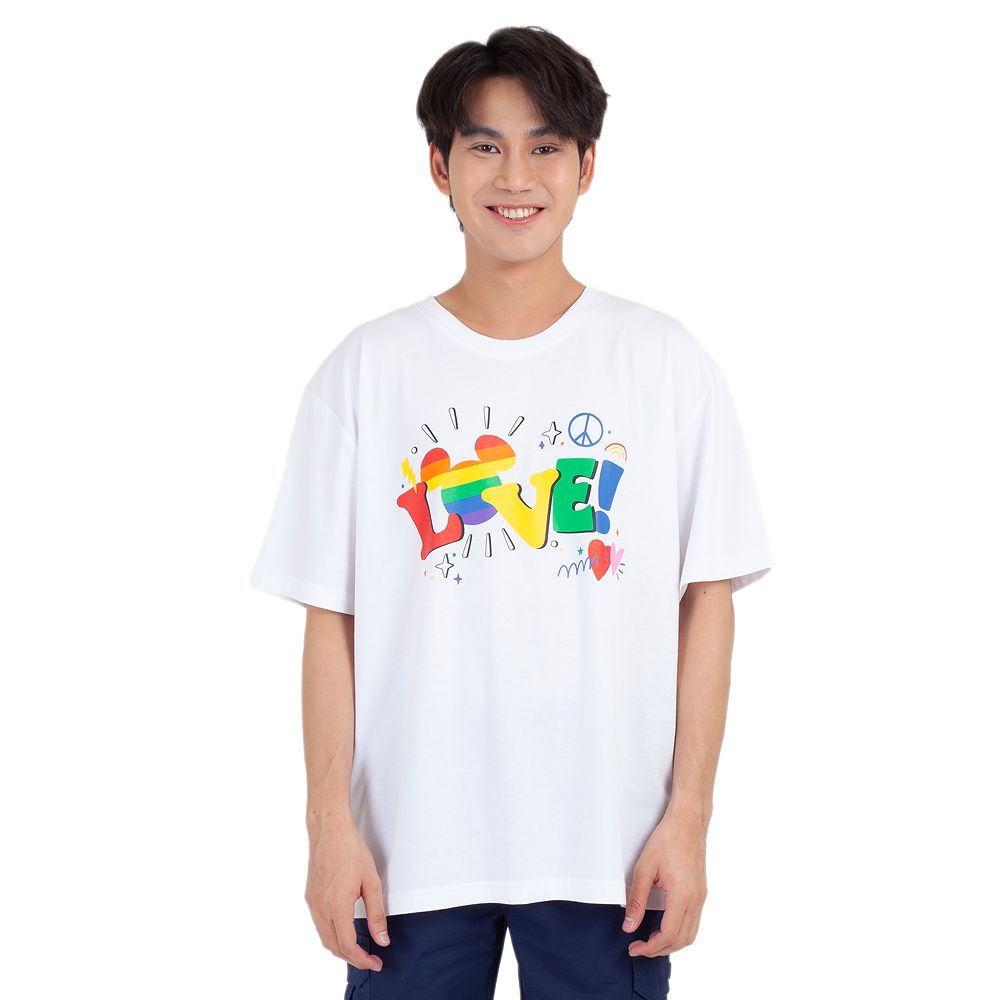 ME STYLE เสื้อยืดมิกกี้สีขาว ไซส์ L