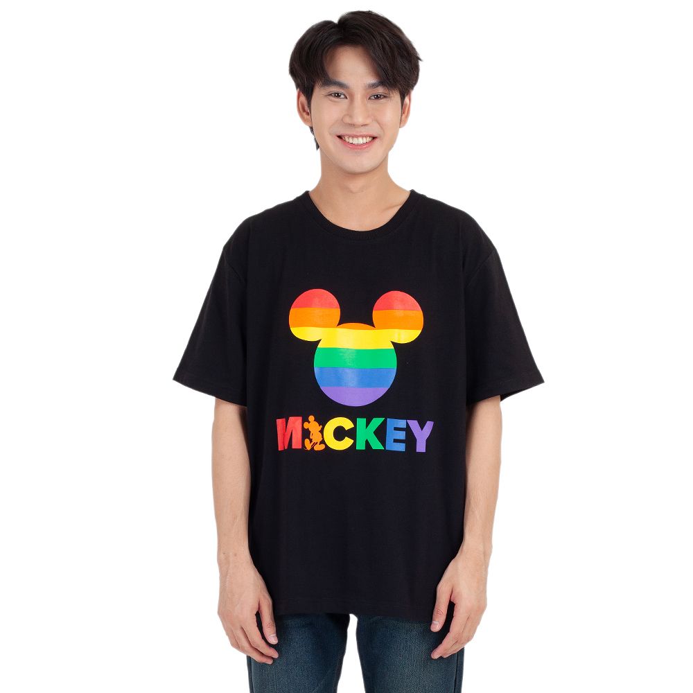 MESTYLE เสื้อยืดมิกกี้สีดำ ไซส์ S