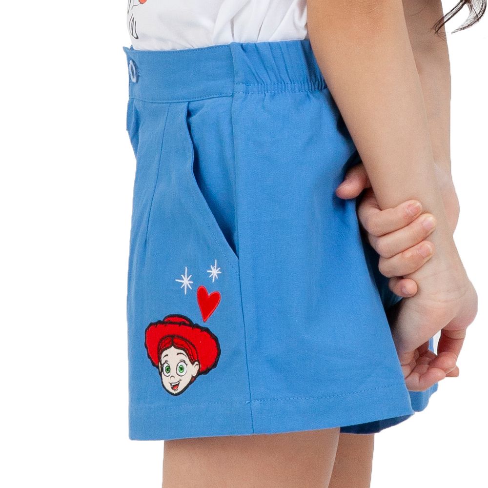 CHARACTER WOVEN SHORTS TOY STORY BLUE SIZE 9