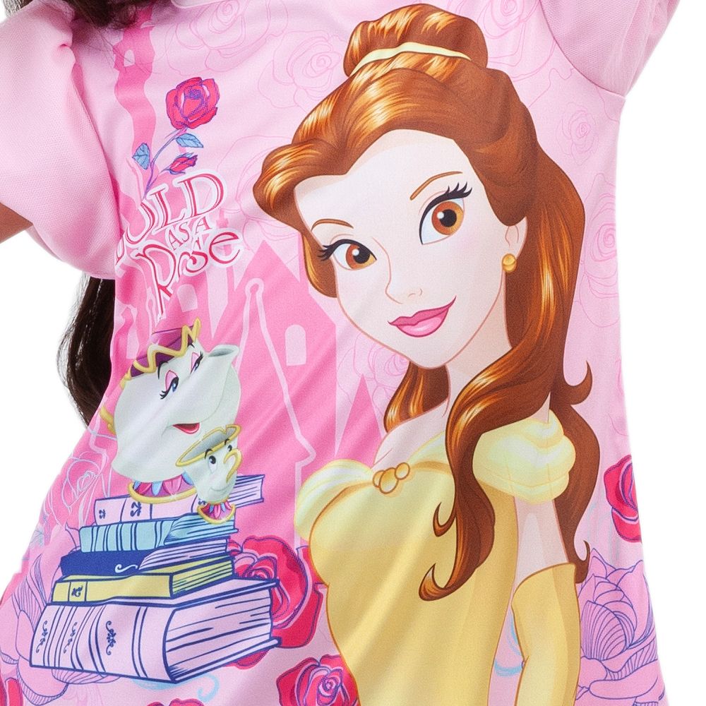 DISNEY KNIT DRESS BELLE PINK SIZE 7